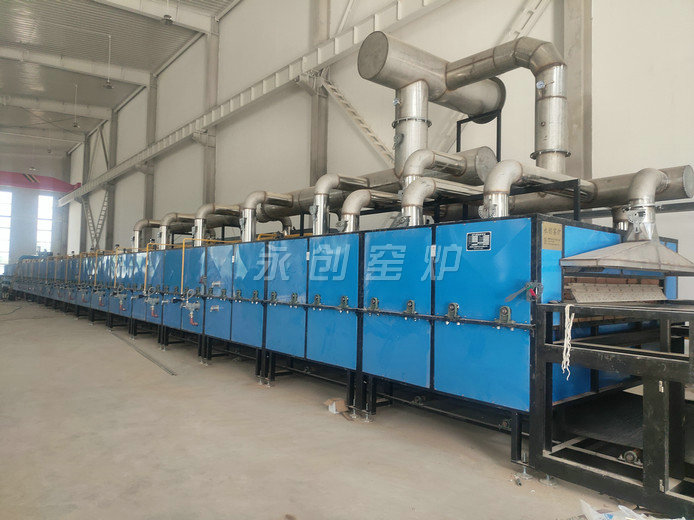 46米催化劑焙燒網(wǎng)帶窯